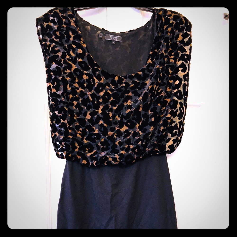 Guess leopard dress size 8